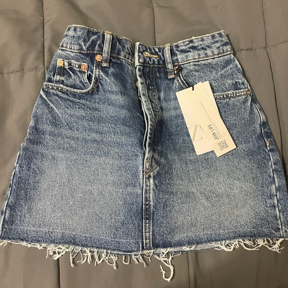 Denim Mini Skirt. Definitely giving y2k vibes.
